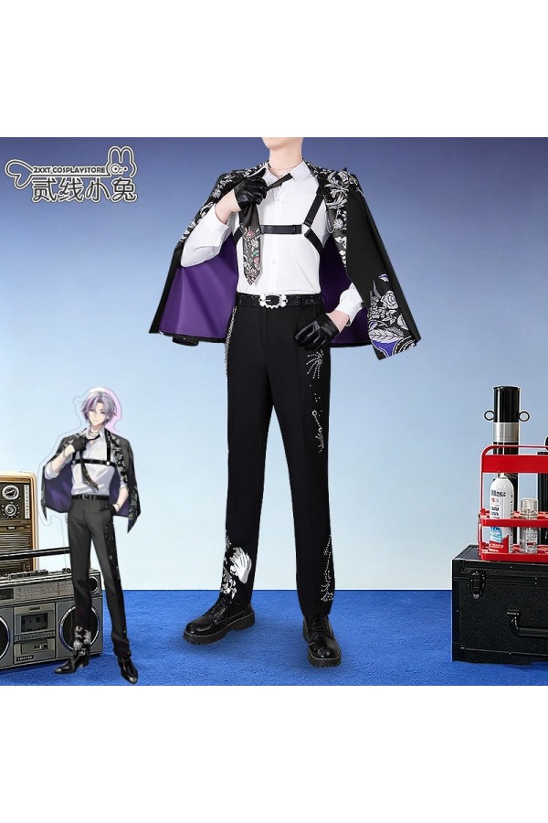 2XXT Cosplay Vtuber Fuwa Minato Fuwagusa x iCouleur Collaboration Cosmetics Cosplay Costume
